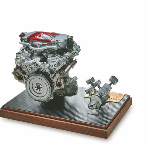 Миниатюрная модель двигателя и силового сердечника NISSAN VR38DETT ##663191626 